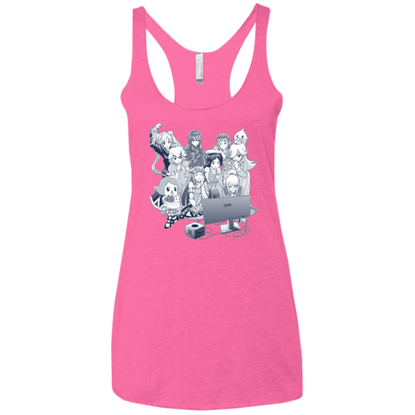 T-Shirts Vintage Pink / X-Small Girls Night Out Women's Triblend Racerback Tank