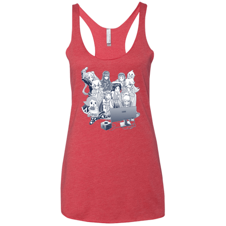 T-Shirts Vintage Red / X-Small Girls Night Out Women's Triblend Racerback Tank