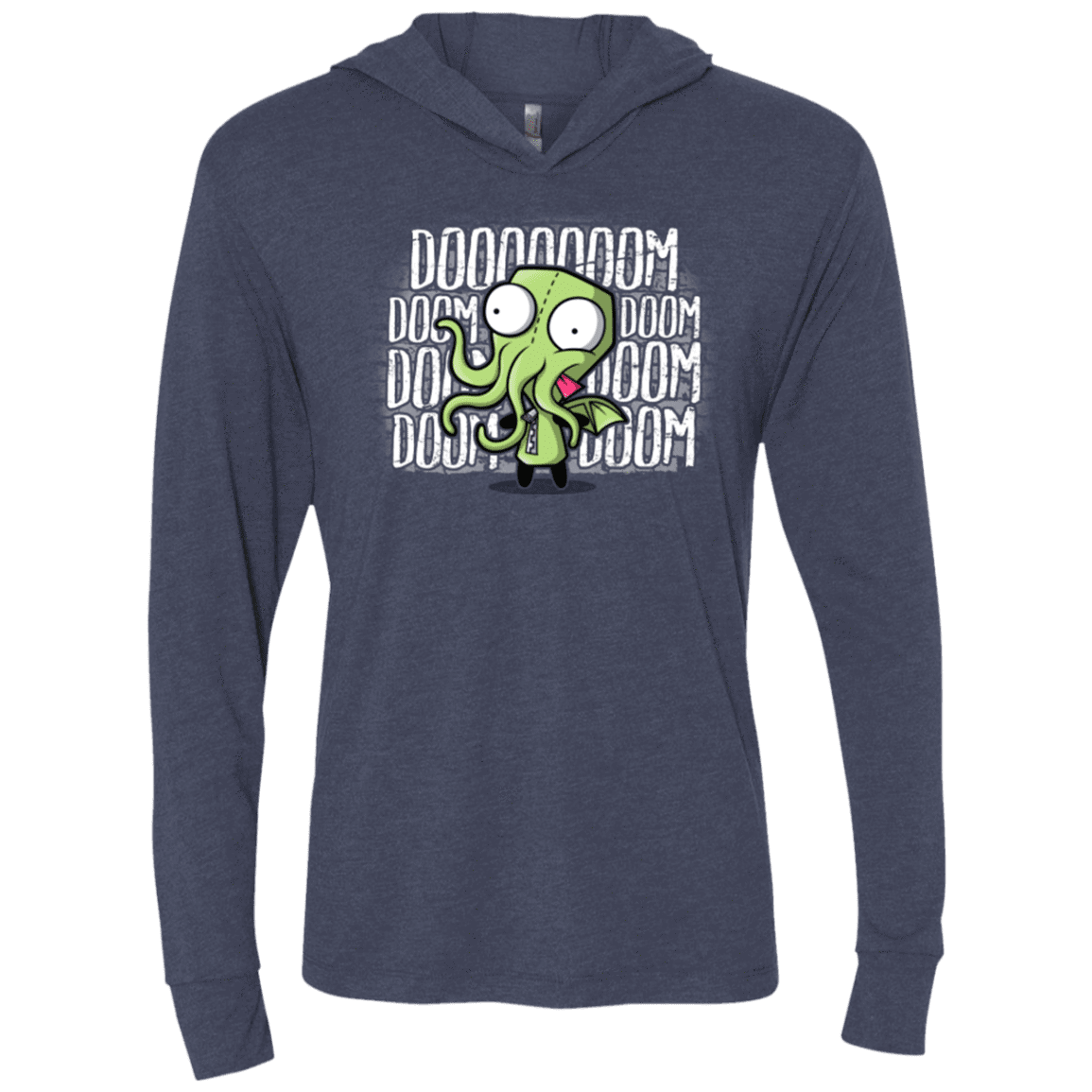 T-Shirts Vintage Navy / X-Small GIRTHULHU Triblend Long Sleeve Hoodie Tee