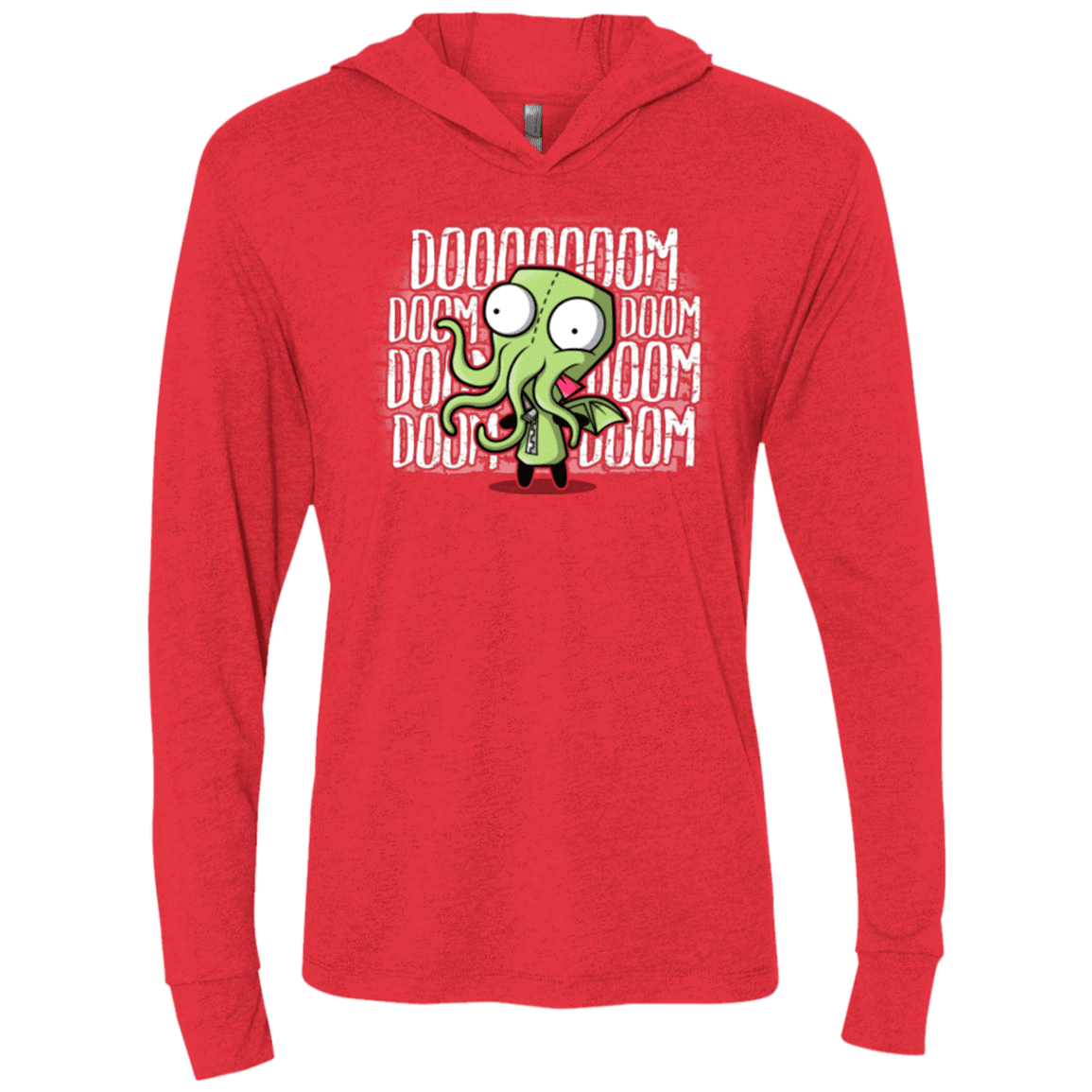 T-Shirts Vintage Red / X-Small GIRTHULHU Triblend Long Sleeve Hoodie Tee