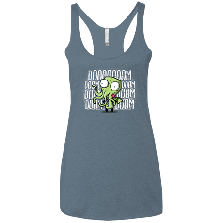 T-Shirts Indigo / X-Small GIRTHULHU Women's Triblend Racerback Tank