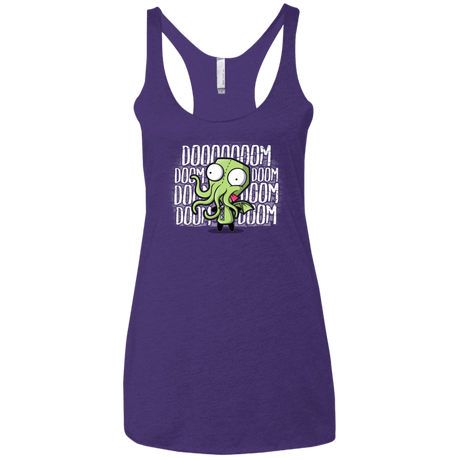 T-Shirts Purple / X-Small GIRTHULHU Women's Triblend Racerback Tank