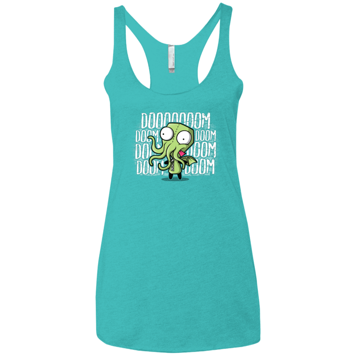T-Shirts Tahiti Blue / X-Small GIRTHULHU Women's Triblend Racerback Tank