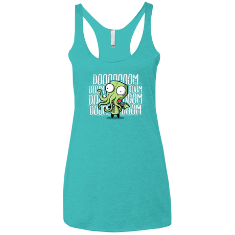 T-Shirts Tahiti Blue / X-Small GIRTHULHU Women's Triblend Racerback Tank