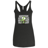 T-Shirts Vintage Black / X-Small GIRTHULHU Women's Triblend Racerback Tank