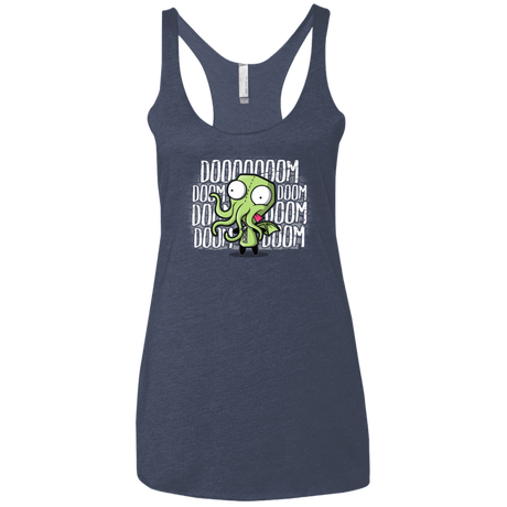 T-Shirts Vintage Navy / X-Small GIRTHULHU Women's Triblend Racerback Tank