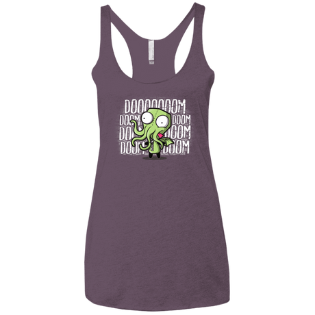 T-Shirts Vintage Purple / X-Small GIRTHULHU Women's Triblend Racerback Tank