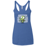 T-Shirts Vintage Royal / X-Small GIRTHULHU Women's Triblend Racerback Tank