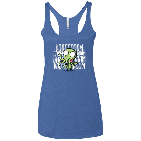 T-Shirts Vintage Royal / X-Small GIRTHULHU Women's Triblend Racerback Tank