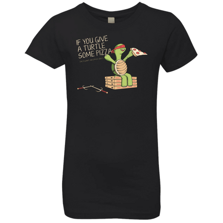 T-Shirts Black / YXS Give a Turtle Girls Premium T-Shirt