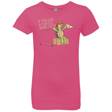 T-Shirts Hot Pink / YXS Give a Turtle Girls Premium T-Shirt