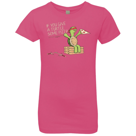 T-Shirts Hot Pink / YXS Give a Turtle Girls Premium T-Shirt