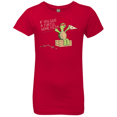 T-Shirts Red / YXS Give a Turtle Girls Premium T-Shirt