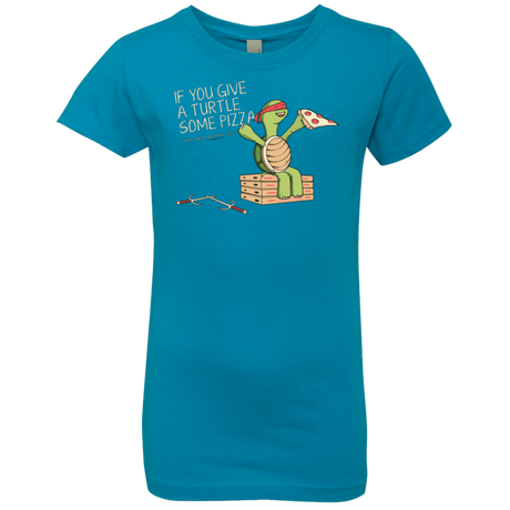 T-Shirts Turquoise / YXS Give a Turtle Girls Premium T-Shirt
