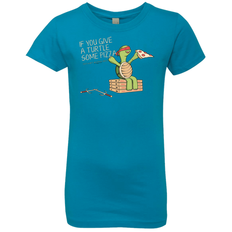 T-Shirts Turquoise / YXS Give a Turtle Girls Premium T-Shirt