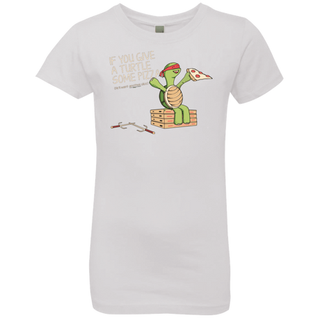 T-Shirts White / YXS Give a Turtle Girls Premium T-Shirt