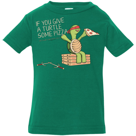 T-Shirts Kelly / 6 Months Give a Turtle Infant Premium T-Shirt