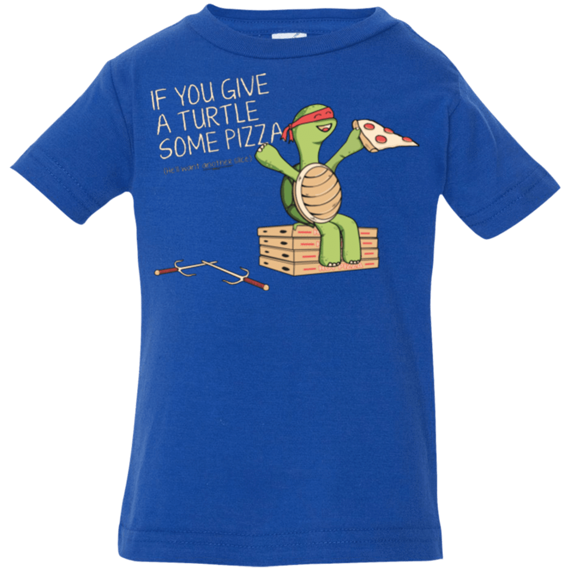 T-Shirts Royal / 6 Months Give a Turtle Infant Premium T-Shirt