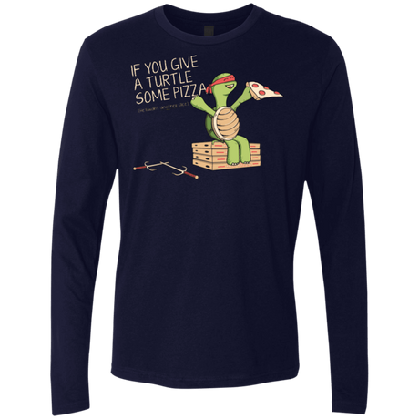 T-Shirts Midnight Navy / Small Give a Turtle Men's Premium Long Sleeve