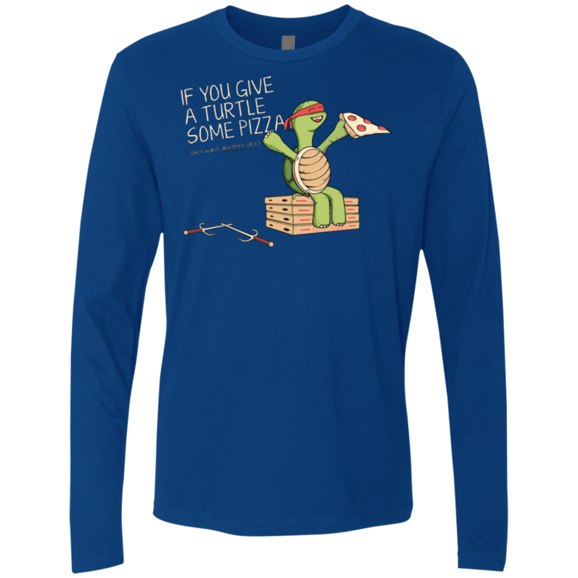 T-Shirts Royal / Small Give a Turtle Men's Premium Long Sleeve