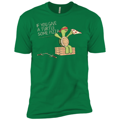 T-Shirts Kelly Green / X-Small Give a Turtle Men's Premium T-Shirt