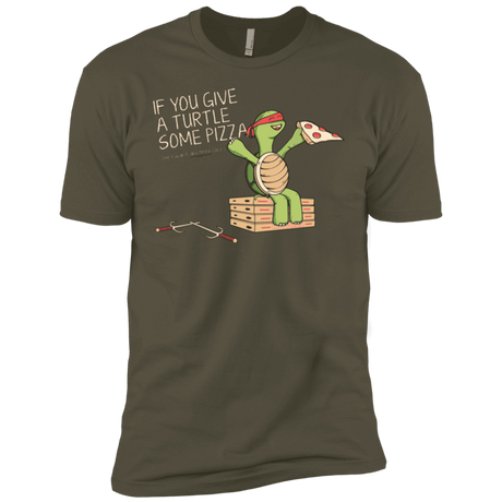 T-Shirts Military Green / X-Small Give a Turtle Men's Premium T-Shirt