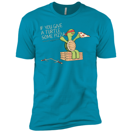 T-Shirts Turquoise / X-Small Give a Turtle Men's Premium T-Shirt
