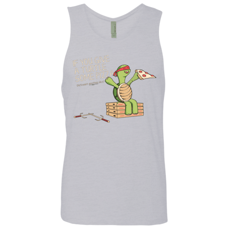 T-Shirts Heather Grey / Small Give a Turtle Men's Premium Tank Top