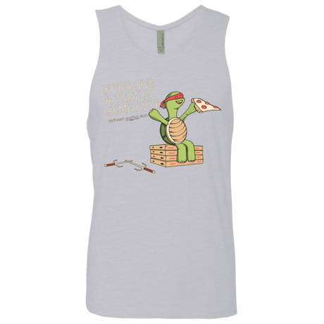 T-Shirts Heather Grey / Small Give a Turtle Men's Premium Tank Top