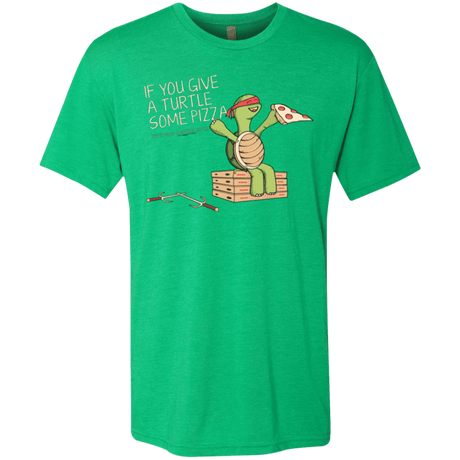 T-Shirts Envy / Small Give a Turtle Men's Triblend T-Shirt