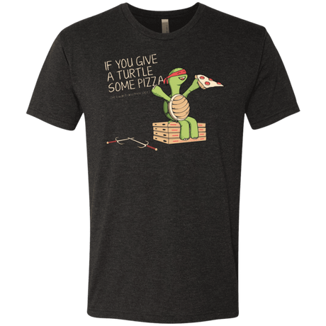 T-Shirts Vintage Black / Small Give a Turtle Men's Triblend T-Shirt