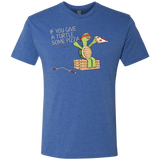 T-Shirts Vintage Royal / Small Give a Turtle Men's Triblend T-Shirt