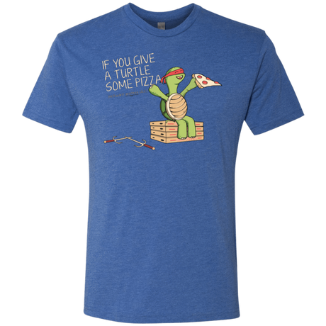 T-Shirts Vintage Royal / Small Give a Turtle Men's Triblend T-Shirt