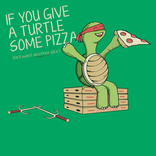 T-Shirts Give a Turtle T-Shirt