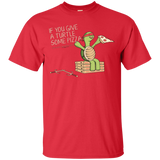 T-Shirts Red / Small Give a Turtle T-Shirt
