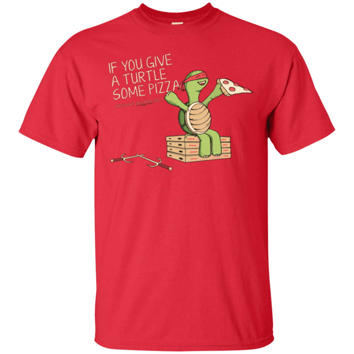 T-Shirts Red / Small Give a Turtle T-Shirt