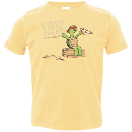 T-Shirts Butter / 2T Give a Turtle Toddler Premium T-Shirt