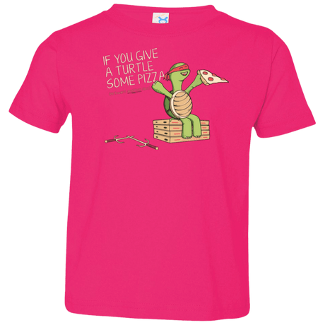 T-Shirts Hot Pink / 2T Give a Turtle Toddler Premium T-Shirt