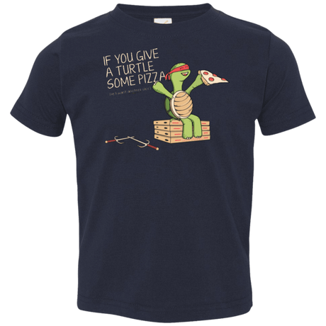 T-Shirts Navy / 2T Give a Turtle Toddler Premium T-Shirt