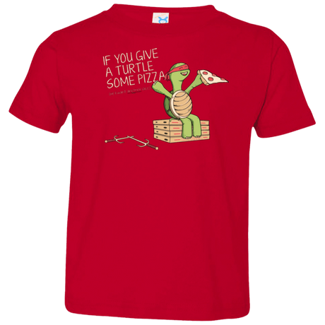 T-Shirts Red / 2T Give a Turtle Toddler Premium T-Shirt