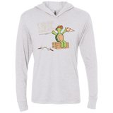 T-Shirts Heather White / X-Small Give a Turtle Triblend Long Sleeve Hoodie Tee