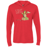 T-Shirts Vintage Red / X-Small Give a Turtle Triblend Long Sleeve Hoodie Tee