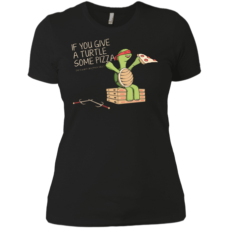 T-Shirts Black / X-Small Give a Turtle Women's Premium T-Shirt