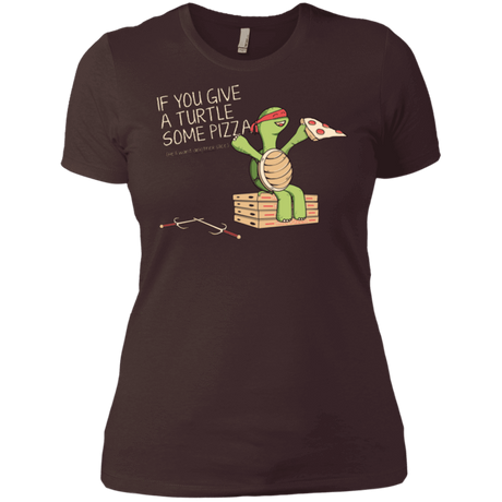 T-Shirts Dark Chocolate / X-Small Give a Turtle Women's Premium T-Shirt