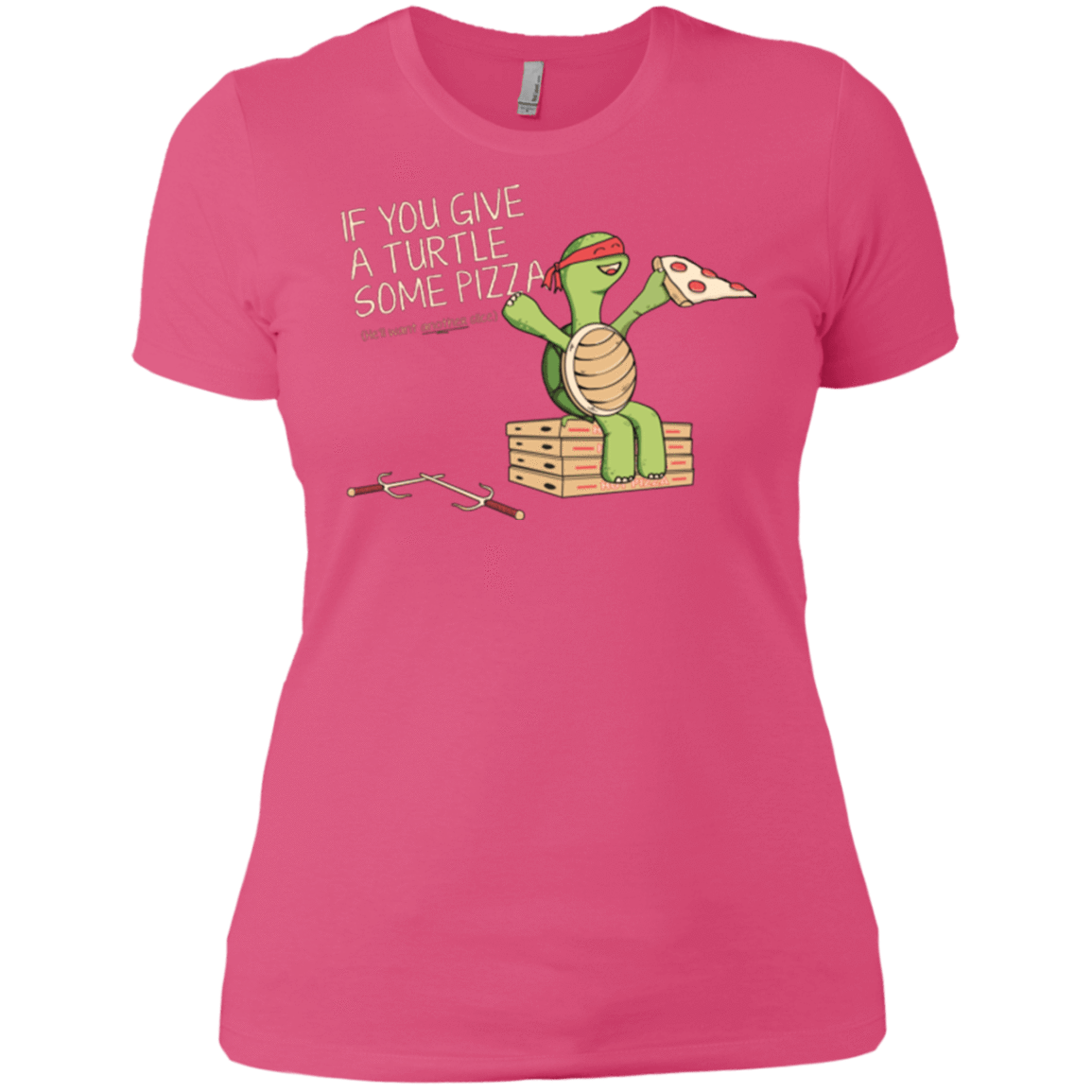 T-Shirts Hot Pink / X-Small Give a Turtle Women's Premium T-Shirt