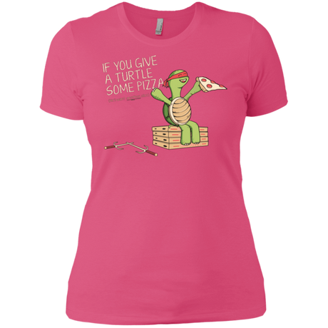 T-Shirts Hot Pink / X-Small Give a Turtle Women's Premium T-Shirt