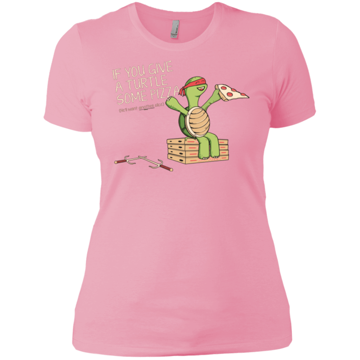 T-Shirts Light Pink / X-Small Give a Turtle Women's Premium T-Shirt