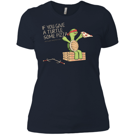 T-Shirts Midnight Navy / X-Small Give a Turtle Women's Premium T-Shirt