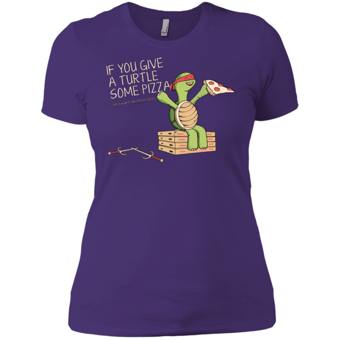 T-Shirts Purple / X-Small Give a Turtle Women's Premium T-Shirt