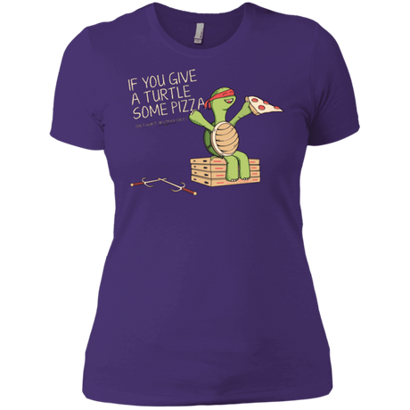 T-Shirts Purple / X-Small Give a Turtle Women's Premium T-Shirt